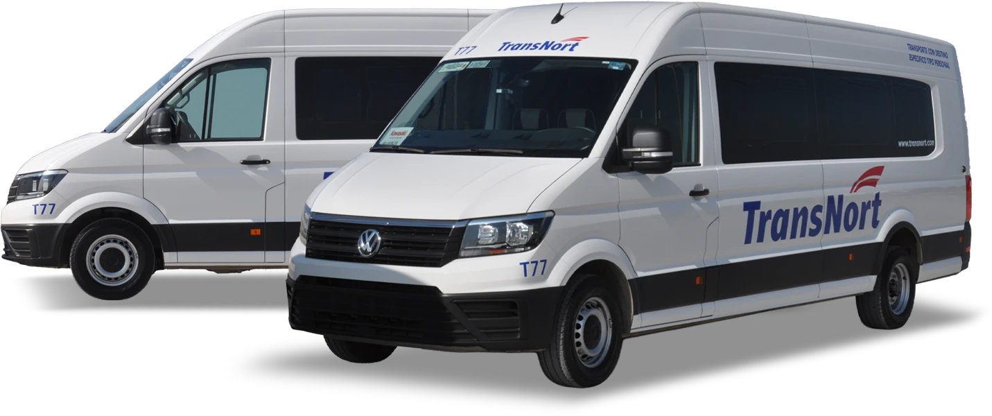 Vans Volkswagen Crafter de la flota TransNort